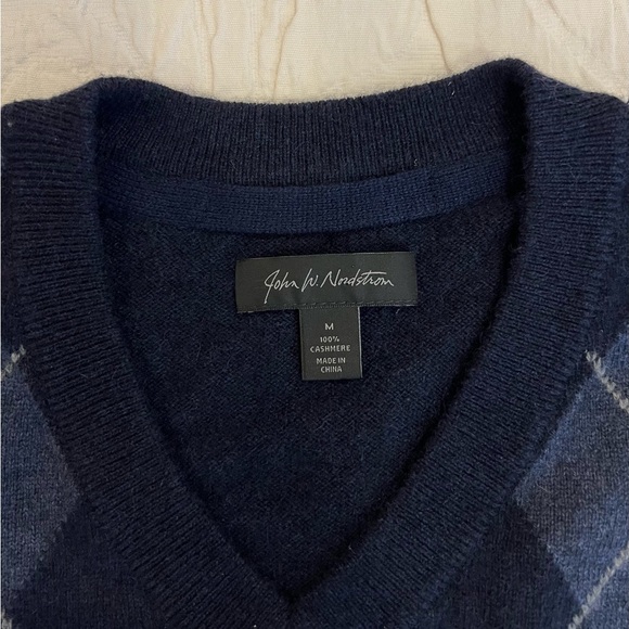 John W Nordstrom Sweater Mens 100% Cashmere Pullover - Picture 3 of 6